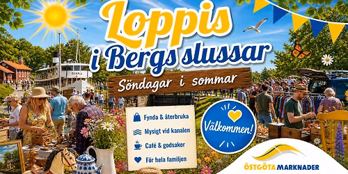 Loppis i Bergs slussar