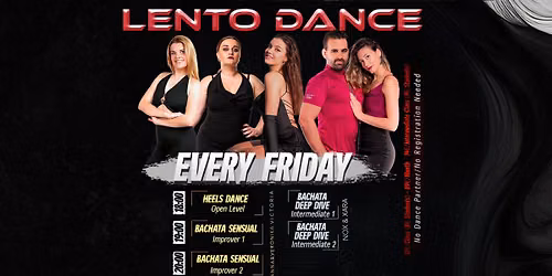 Heels Dance & Bachata Sensual Dance Classes | Every Friday