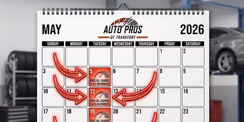 Free Oil Changes @ AutoPros of Frankfort 