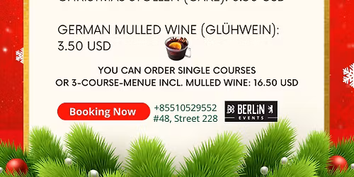 Christmas Dinner @ Meta House: Please reserve your table!