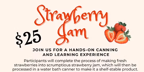 Strawberry Jam Canning