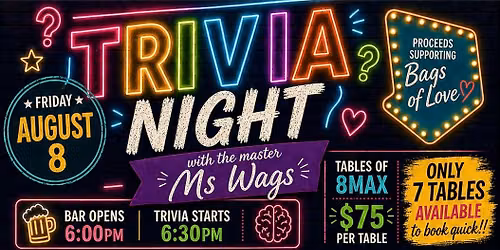 Trivia by the Numbers!! * supporting Bags of Lovee