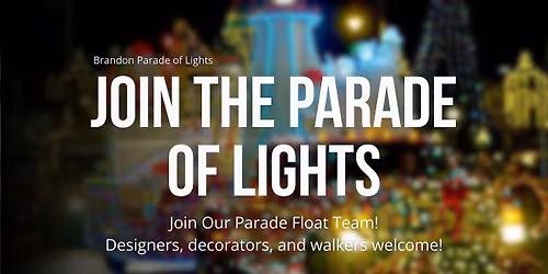 Brandon Parade of Lights \u2014 Volunteer with New Hope Church