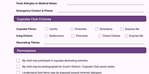 Cruis\u2019n cupcake club