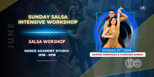 Sunday Workshop Intensive: Salsa with Santee Hernadez & Giorgina Sarria