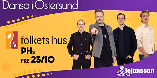 PHs p\u00e5 Folkets Hus fredag 23 oktober