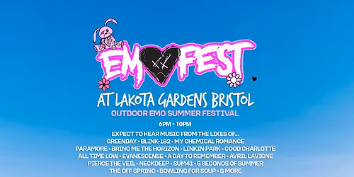Outdoor Emo Festival Comes to Bristol!