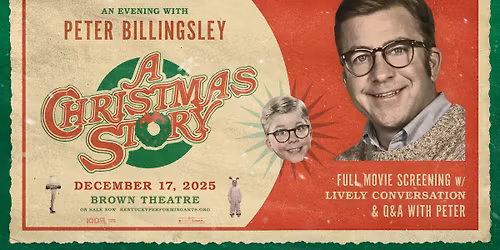 An Evening with Peter Billingsley & A Christmas Story