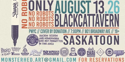 NO ROBOTS! HUMANS 4 ART Local Showcase