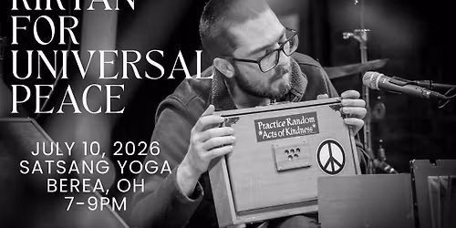 Berea, OH - Kirtan For Universal Peace (Jonathan Lambert)
