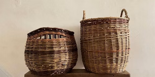 Willow 2 Day English round basket workshop with Sarah Le Breton
