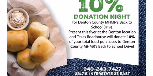 Back to School Fundraiser at Texas Roadhouse