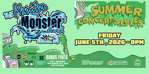 The Manitou Monster Outdoor Summer Concert!