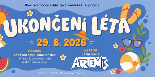 29.8.2026 | ARTEMIS | Svatobo\u0159ice - Rockov\u00e1 z\u00e1bava