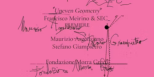 AKHET RELEASE PARTY "Uneven Geometry" by Francisco Meirino & SEC_ + M. Argenziano + S. Giampietro