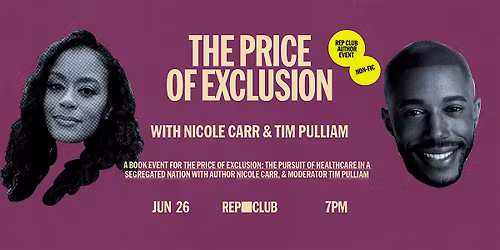 BOOK EVENT: The Price of Exclusion w\/ Nicole Carr & Tim Pulliam