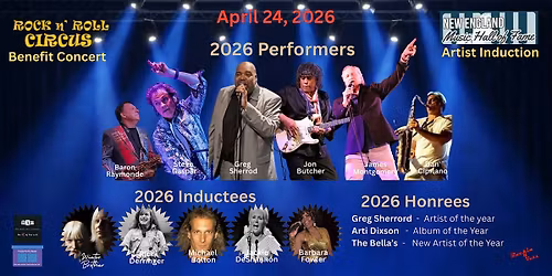New England Music Hall of Fame 2026 Induction and Benefit Concert