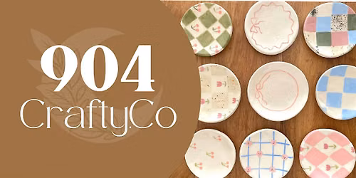 Hand-Painted Clay Dish Workshop