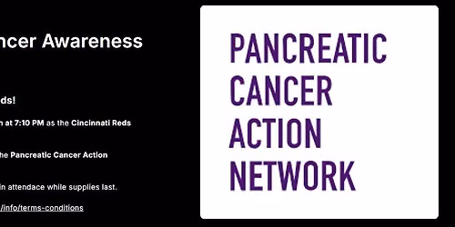 Pancreatic Cancer Awareness Night with the Reds!