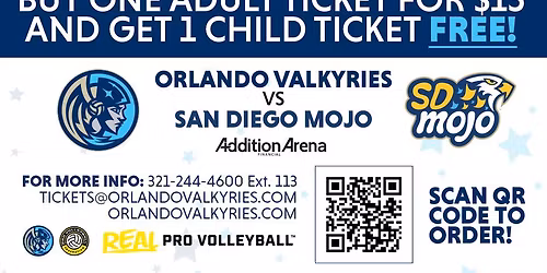 Orlando Valkyries at San Diego Mojo at Viejas Arena