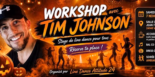 WORKSHOP EXCEPTIONNEL AVEC TIM JOHNSON