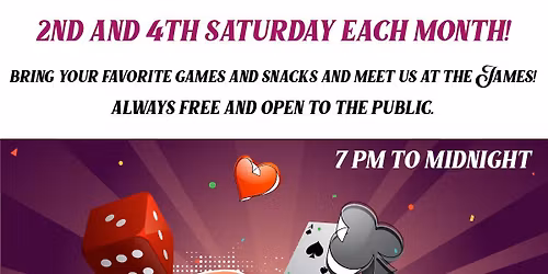 Game Night at The James