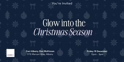 Glow into the Christmas Season with Caci Albany, Don McKinnon