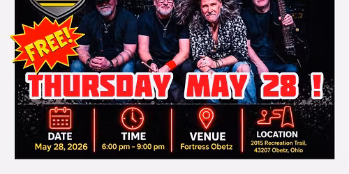 \ud83d\udd25CLUBBER LANG Rocks FULL THROTTLE THURSDAY May 28th at FORTRESS OBETZ !  6-9pm \ud83d\ude01\ud83e\udd18\ud83c\udffb\ud83c\udfb8\ud83c\udfb6\ud83e\udd41\ud83c\udf7a