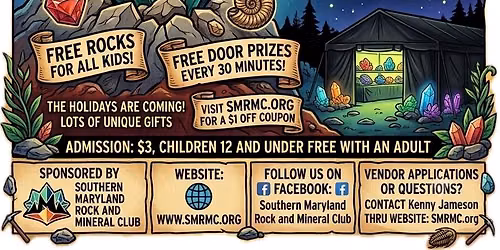 30th Annual SOMD Rock, Mineral and Fossil Show