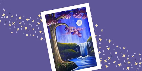 Grown Up Paint Along at The National Waterfront Museum - Waterfall