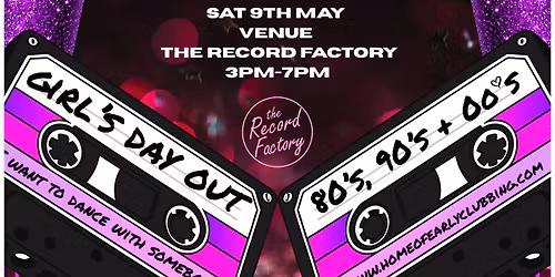 Over 30s Club presents Ultimate Girly Party - Glasgow West End 