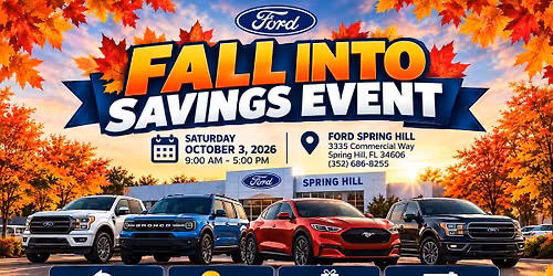 Fall Into Savings Sales Event