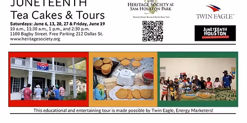 Juneteenth Tea Cakes and Tours