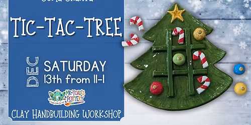 Tic-Tac-Tree Board Clay Handbuilding Workshop