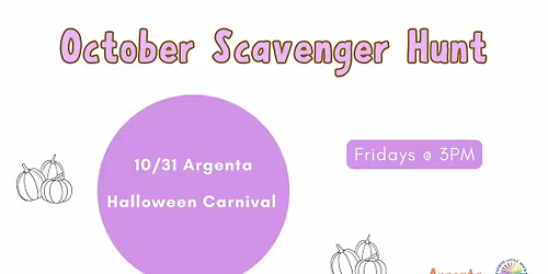 October Scavenger Hunt: Argenta Halloween Carnival