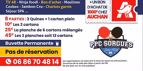 Loto du PING PONG CLUB SORGUAIS