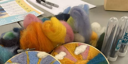 Paint with Wool - Needle Felted Landscape at the Tett