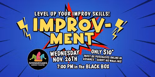 Improv-Ment: Level Up Your Improv Skills