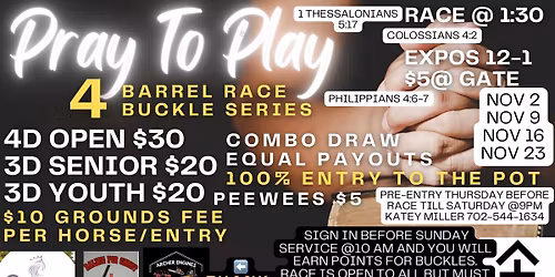 Pray to Play Series Race #1