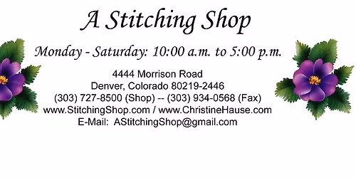 Last Sunday of the Month Stitch-In