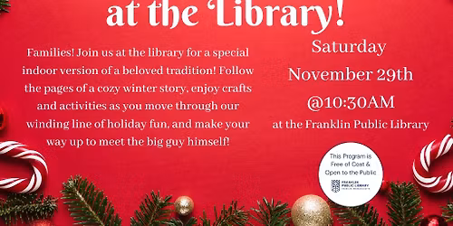 Santa StoryWalk at the Library!