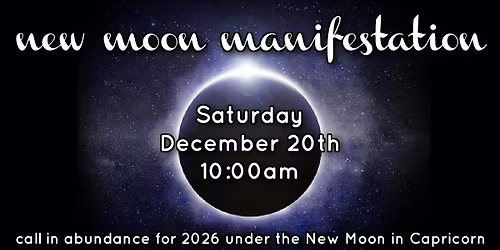 New Moon Manifestation