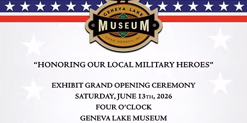 "Honoring Our Local Heroes" Exhibit Opening Ceremony