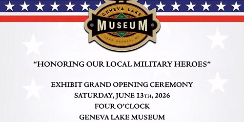 "Honoring Our Local Heroes" Exhibit Opening Ceremony