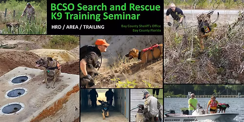 2026 SAR K9 Training -  Trailing, HRD & Area Search Seminar