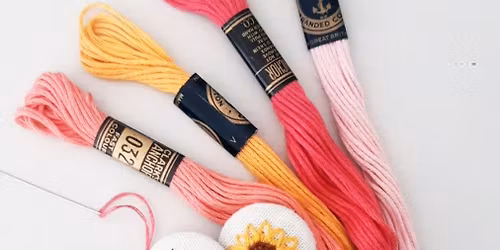 Embroidered Covered Buttons Workshop, Ilkley