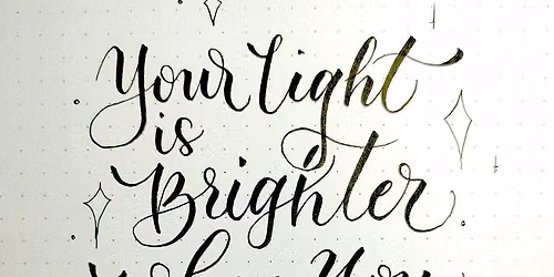 Intro to Hand Lettering - 3 Session Class