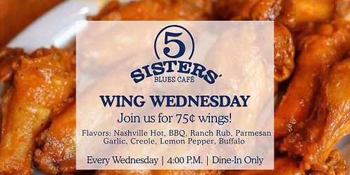 Wing Wednesday at Five Sisters!