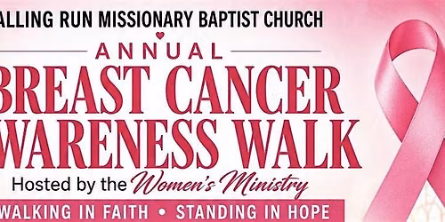 Falling Run Missionary Baptist church annual Breast Cancer Awareness Walk