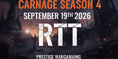 RTT at Prestige Wargaming ( WTC ) 